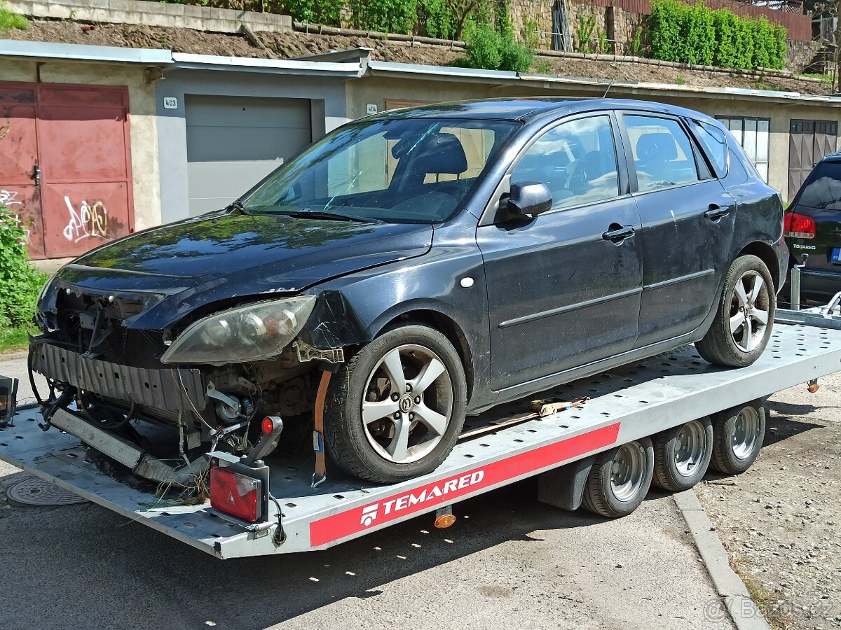 NÁHRADNÍ DÍLY – MAZDA 3 - 1.6D 80KW, r.v. 2004-2008