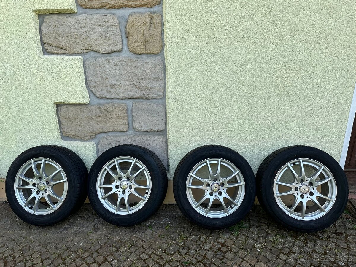 16" Alu kola = 5x112 = MERCEDES A - B - CLA CLASS - LETNÍ