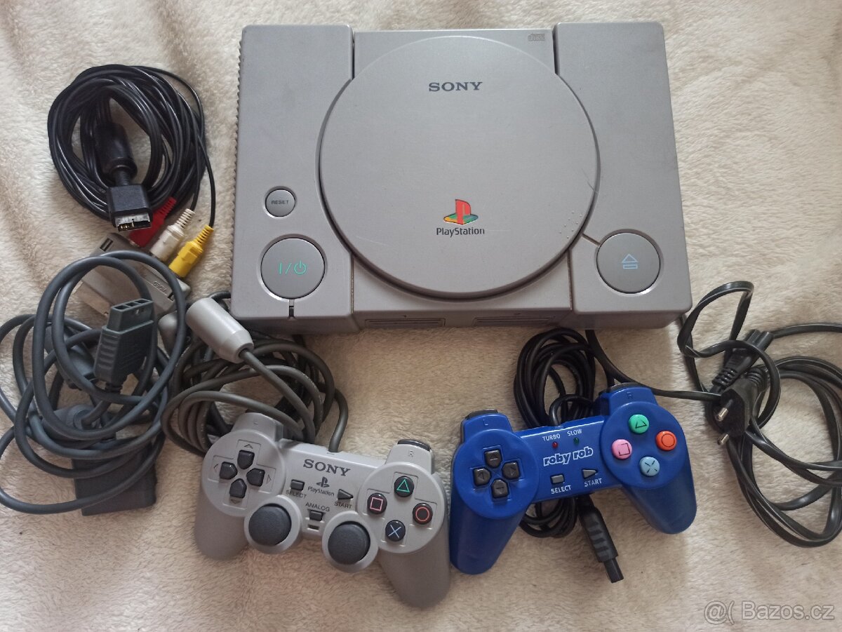 PS1 PSX PlayStation 1 FAT + Hry