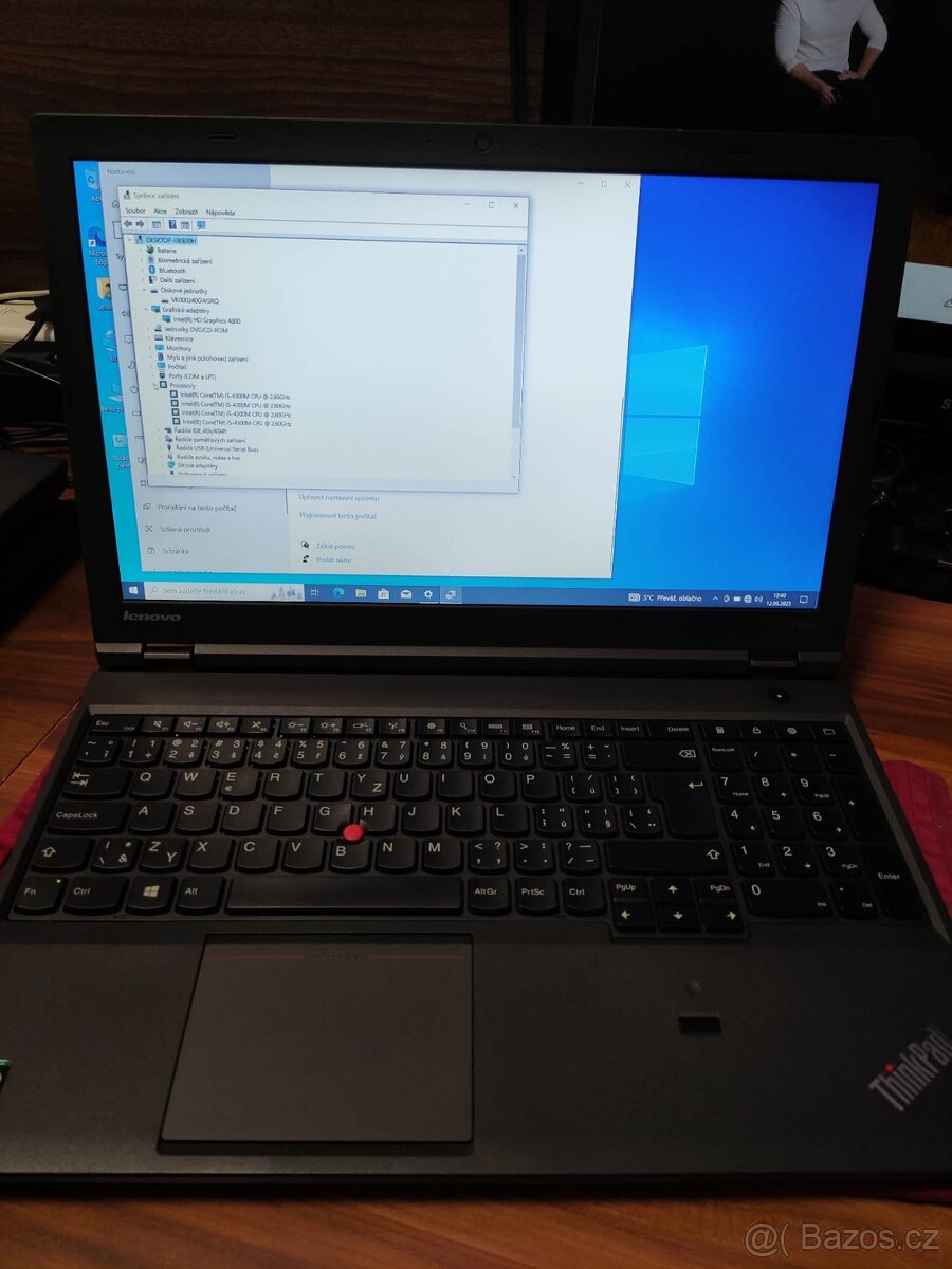 15,6" Lenovo T540p (Core i5 - 2 x 3,3Ghz),8 gb,240gb SSD, 2h