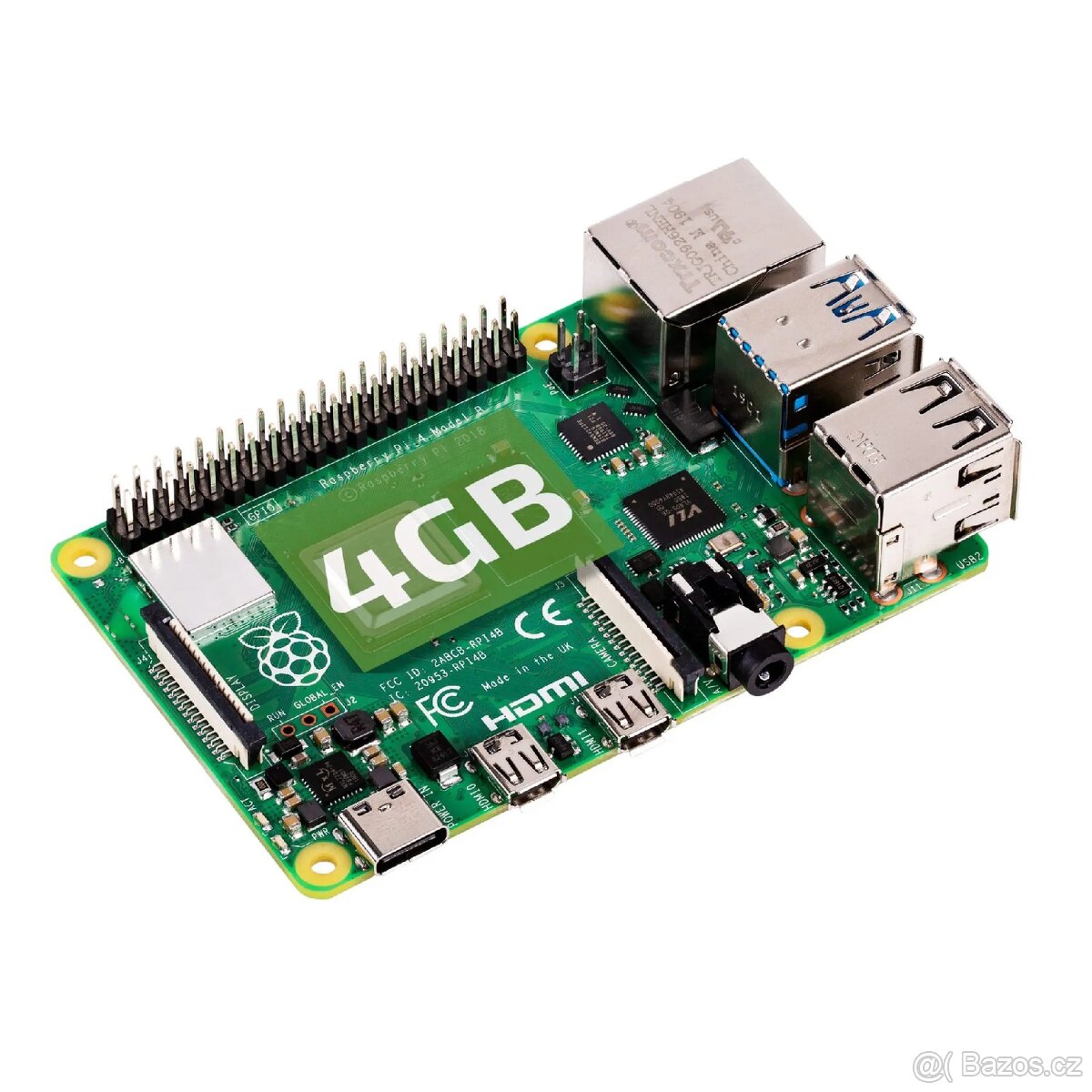 Prodám Raspberry Pi 4 model B 4GB RAM + zdroj + SD