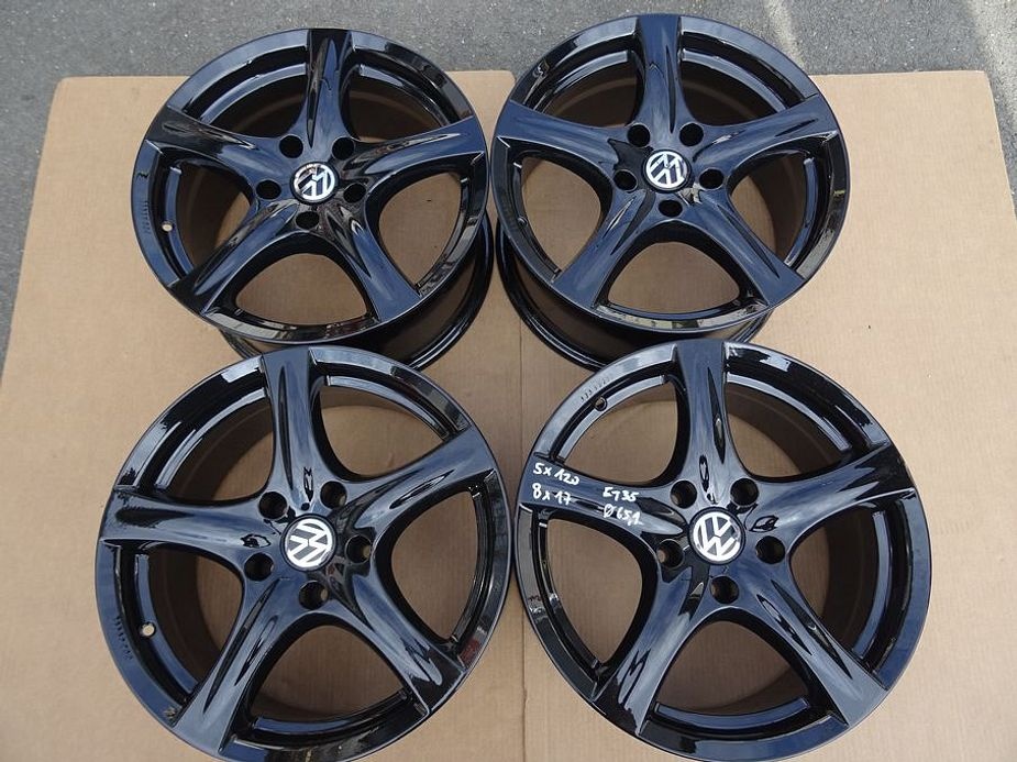 Alu disky černé Transporter T5, 17", 5x120, ET 35, šířka 8J