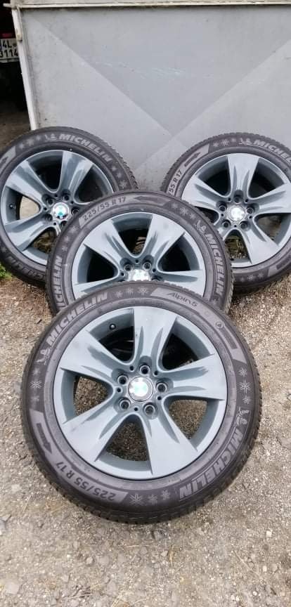 Alu kola 17'' BMW 5 F10/11 zimní pneu Michelin Alpine 5