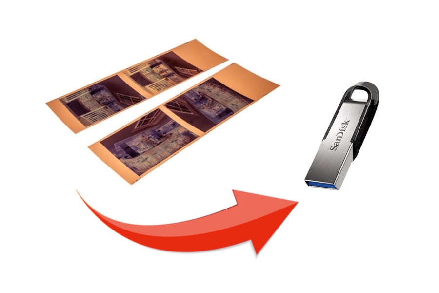 Prodej diarámečku, Skenování svitkových filmů na USB