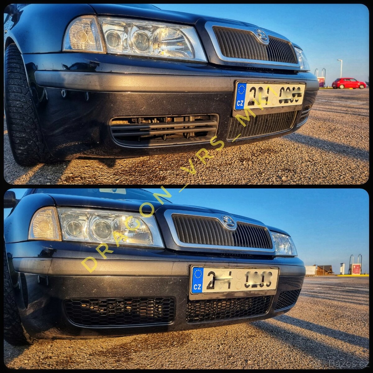 Honey comb mřížky Škoda Octavia 1 pofl nárazník