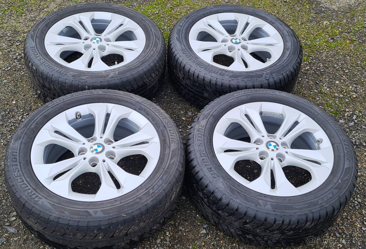 Orig. Alu kola BMW X1, 5x112 Bridgestone 225/55R17