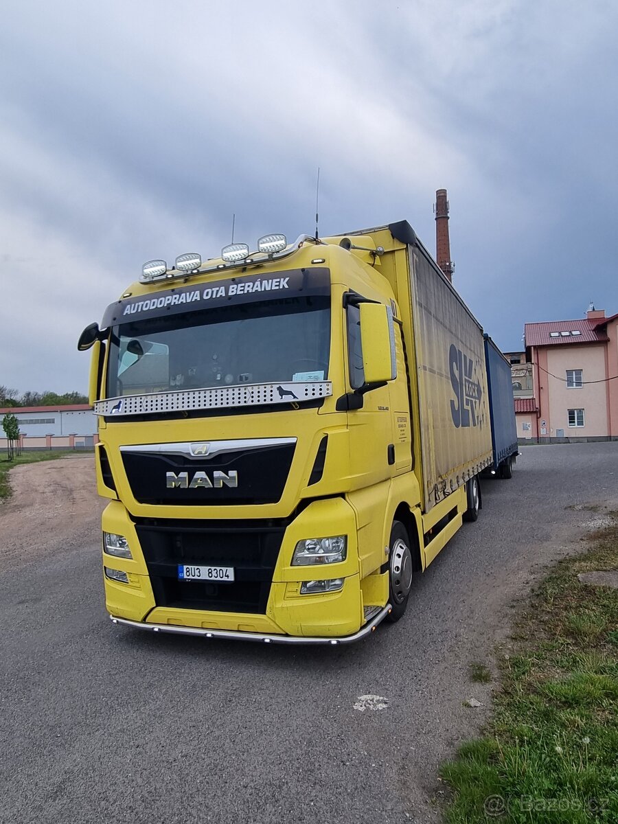 Prodám soupravu 120 cbm MAN TGX r.v.2014 844 834 km