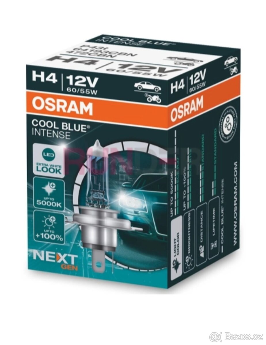 Žárovky Osram H4