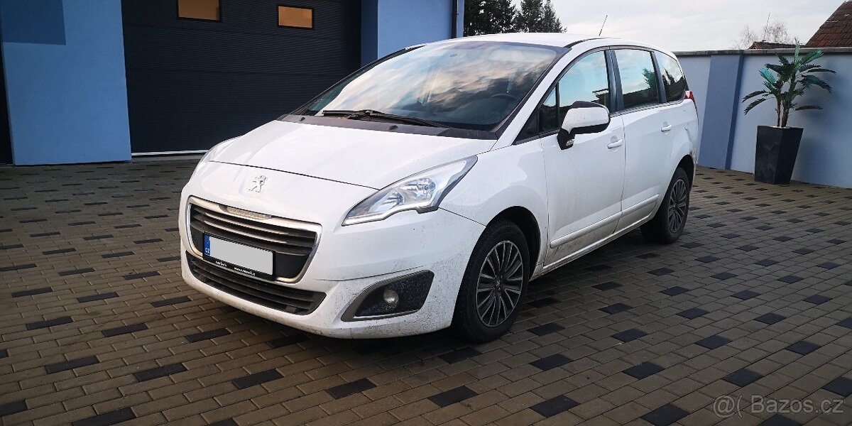 Peugeot 5008 Kombi 1,6 HDI 84kw. SLUŠNÝ STAV - STK DO 8/2025