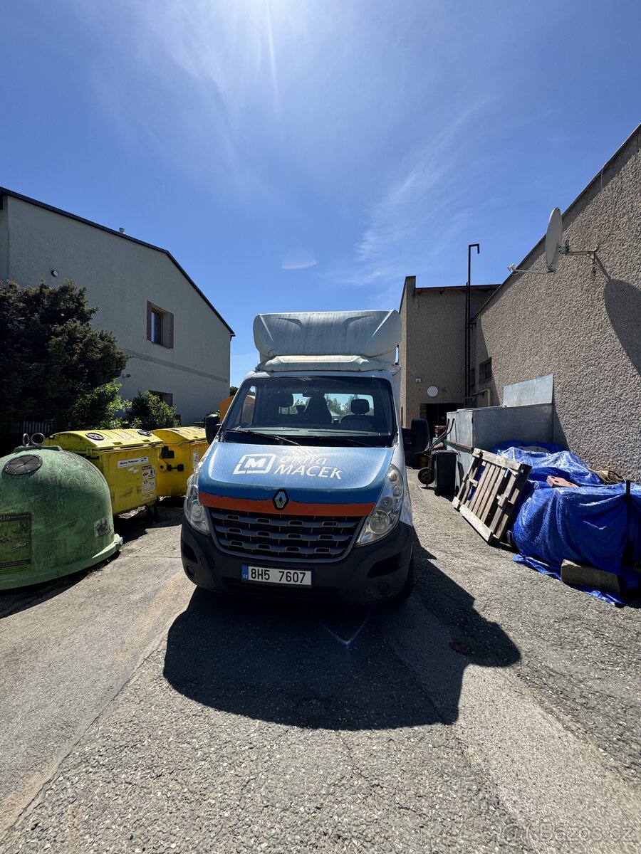 Renault master 2.3CDi - valník, motor po GO, STK, DPH