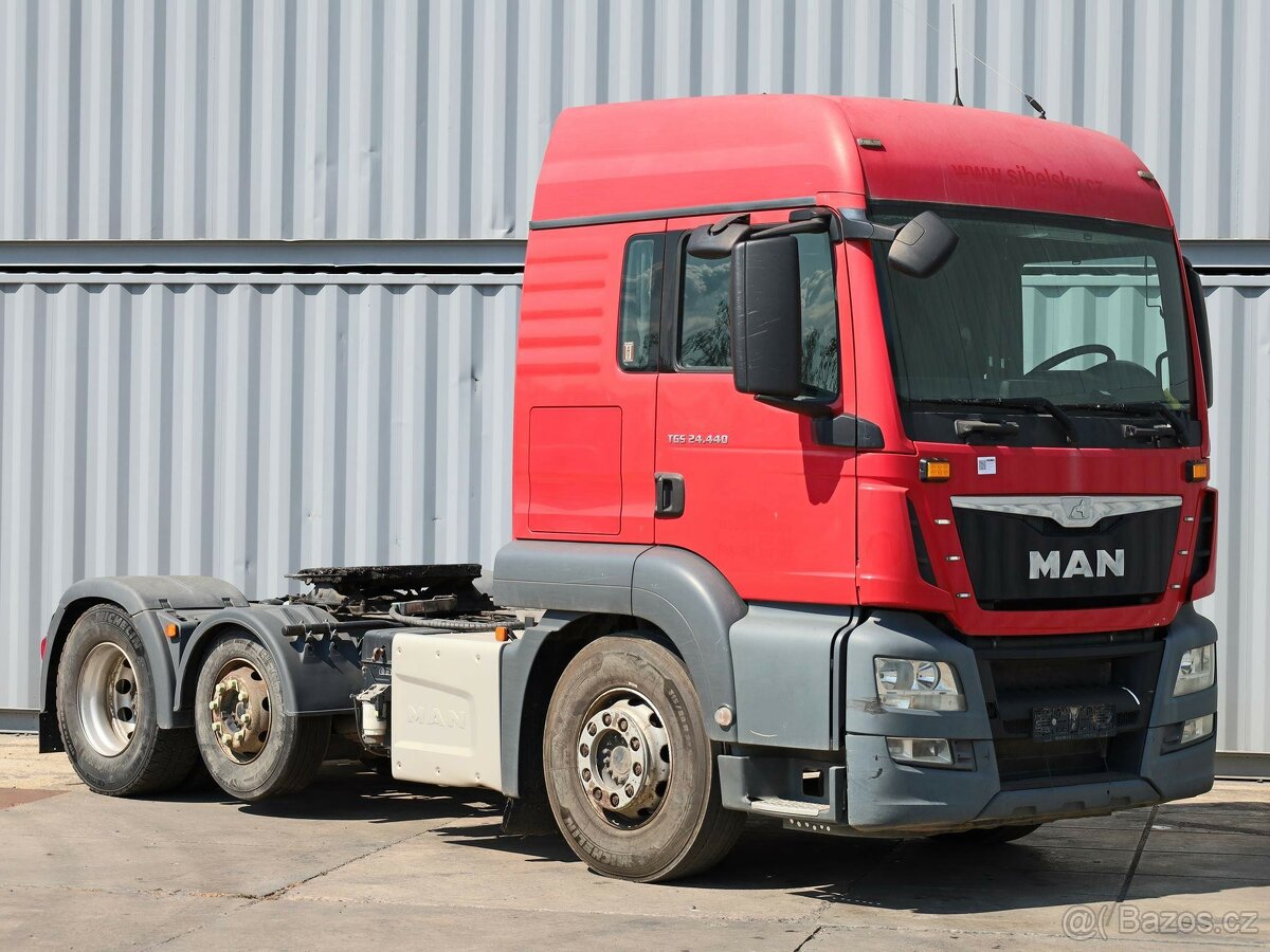 MAN TGS 24.440, 6x2, HYDRAULIKA, EURO 6, RETARDÉR, ZVEDACÍ N