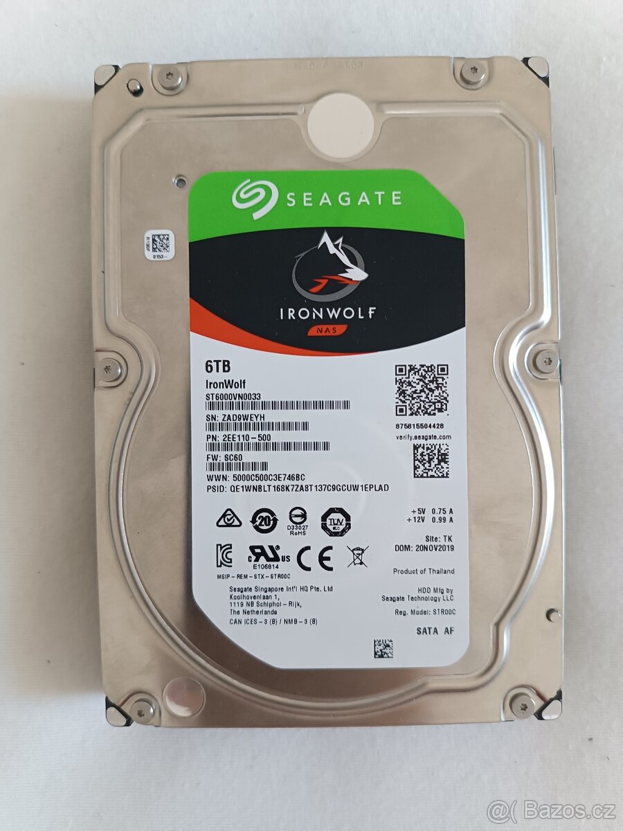 Seagate iron Wolf 6tb