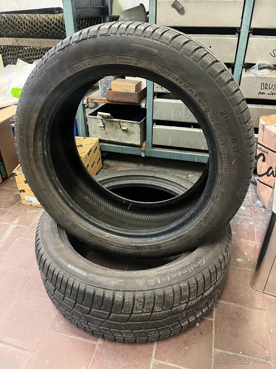 ZIMNÍ PNEU 215/50 R17 CONTINENTAL TS830P