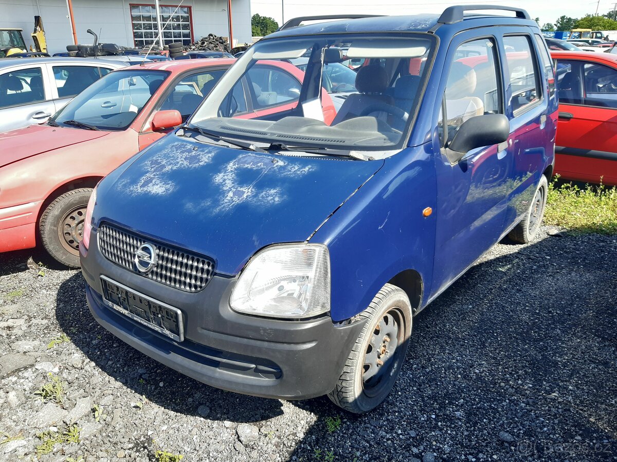 Opel Agila 1,0i 2003 43kW jen80TKM JEZDI, DILY