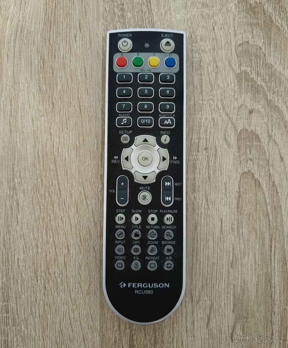 Ovladač RCU580 pro DVD přehrávač Ferguson