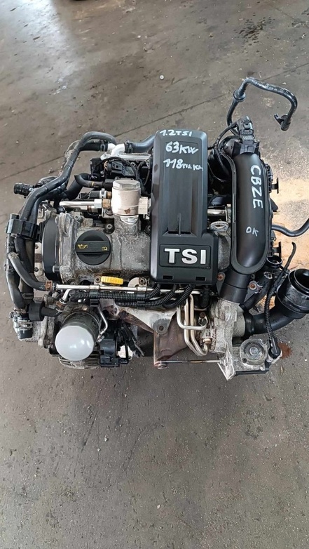 motor 1.2tsi 63kW typ motoru CBZ