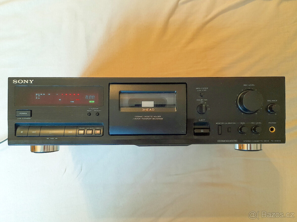 PRODÁNO - Tape deck Sony TC-K561S, 3-head (po servisu)