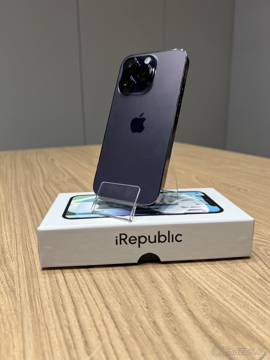 iPhone 14 Pro 128GB Deep purple, 24 měsíců záruka