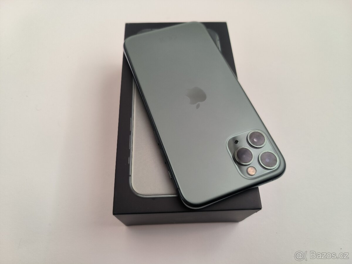 apple iphone 11 PRO 64gb Midnight Green / Batéria 100%