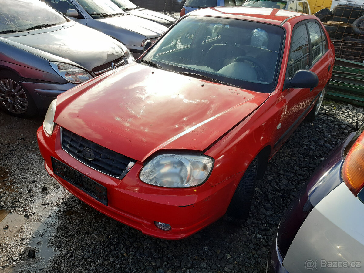 Hyundai Accent 2006 3dvéř DOHC 16V - díly