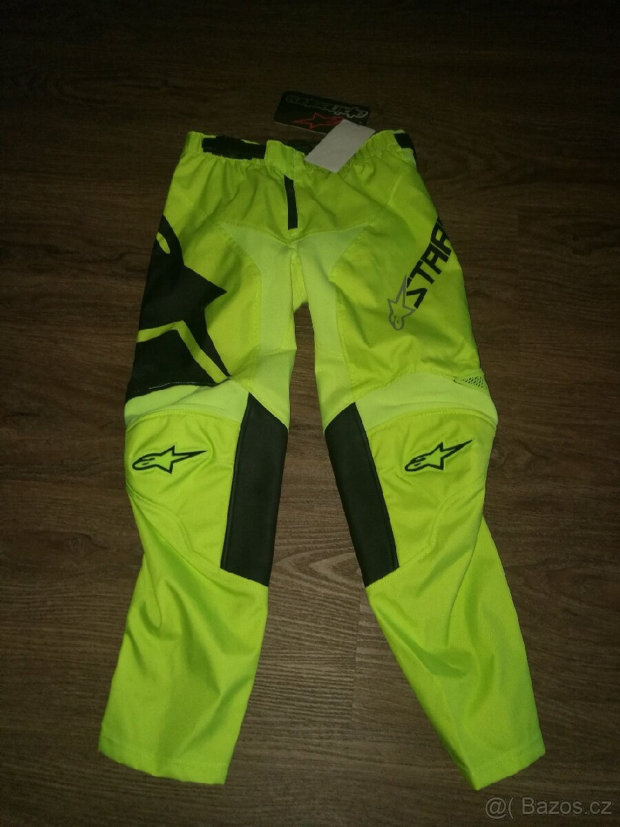 Detske nove motocross kalhoty Alpinestars