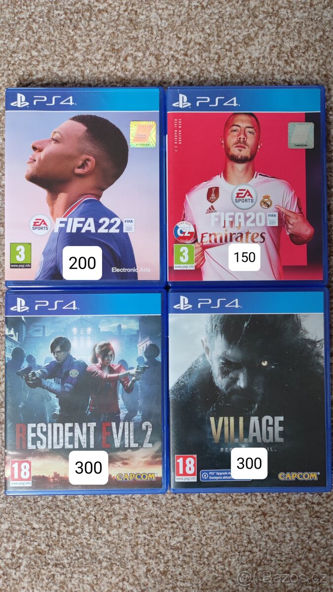 Prodám hry na PS4