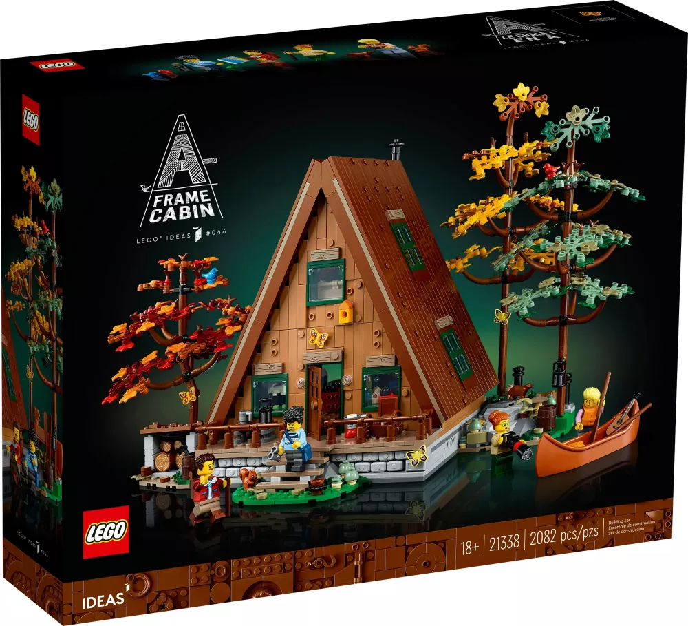 Nerozbalené LEGO Ideas 21338 Chata „Áčko“