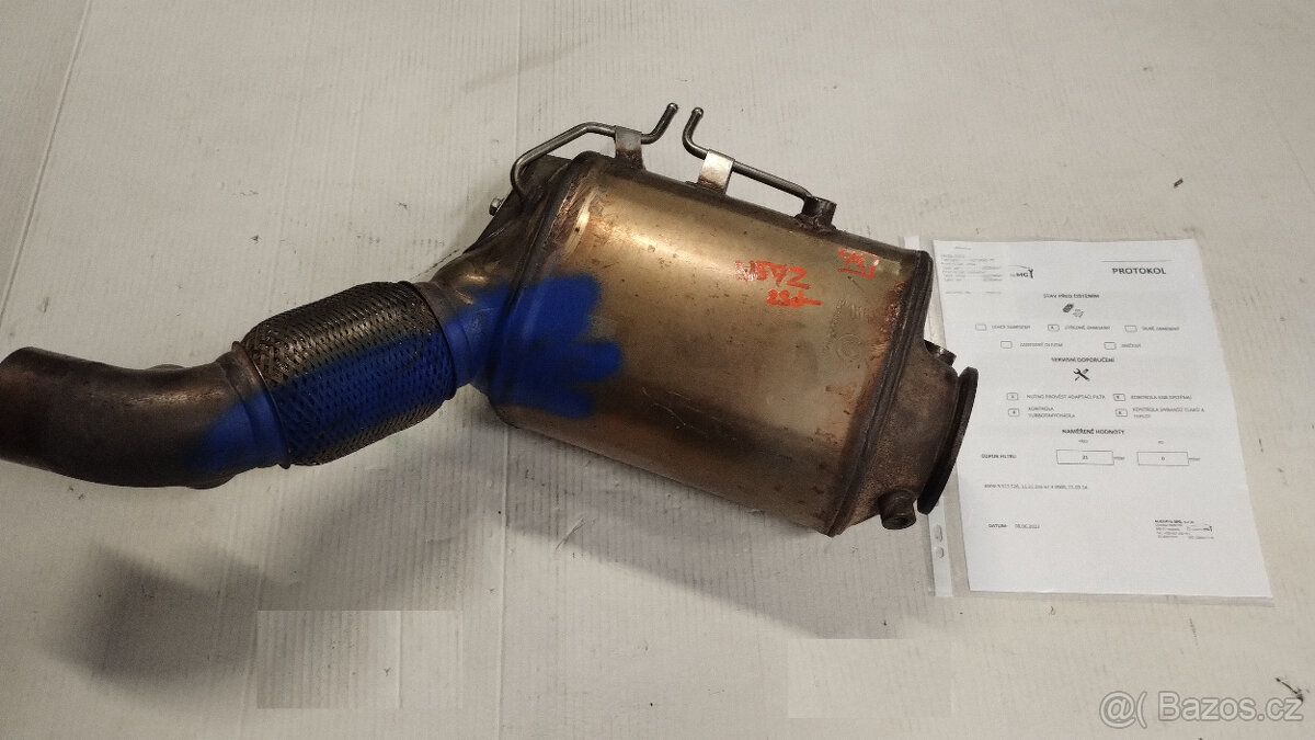 DPF filtr BMW motor N57D30A 190kw + N57D30B 230kw