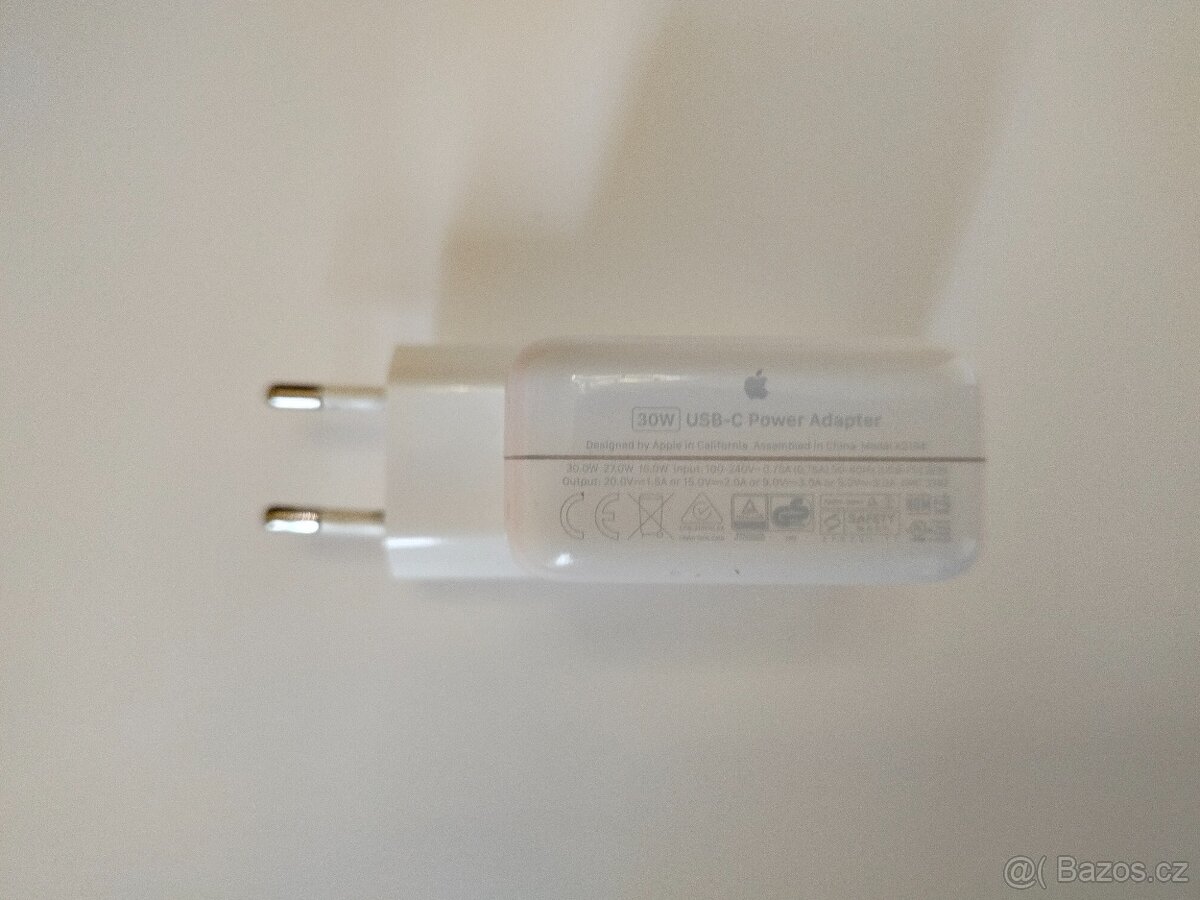 Originální Apple napájecí adaptér 30W USBC