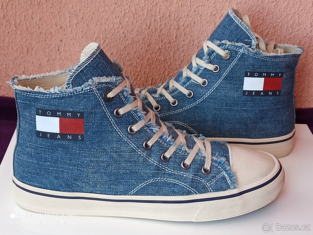 tenisky Tommy Jeans denim velikost 42