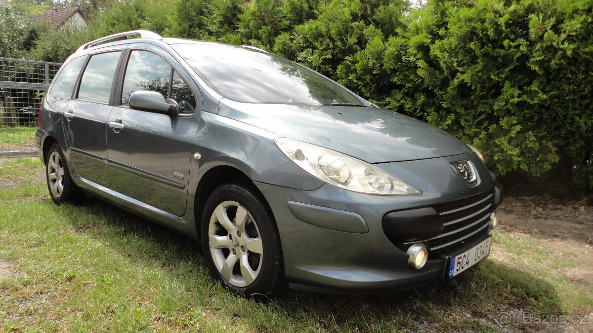 Peugeot 307 SW 1.6 HDI 80kw rok 2007 STK 02/2025 Euro4