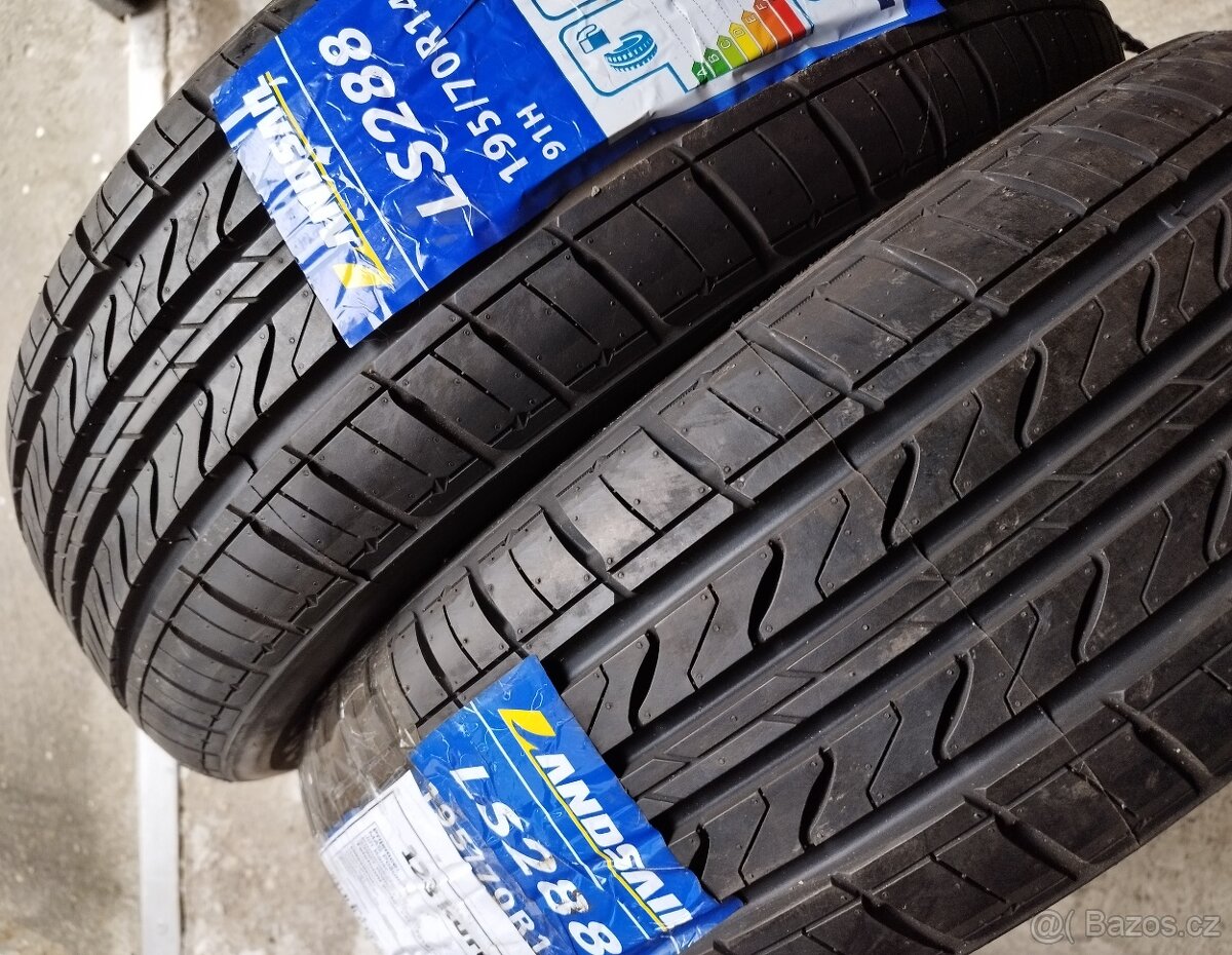 2 NOVÉ PNEU 195/70 R14