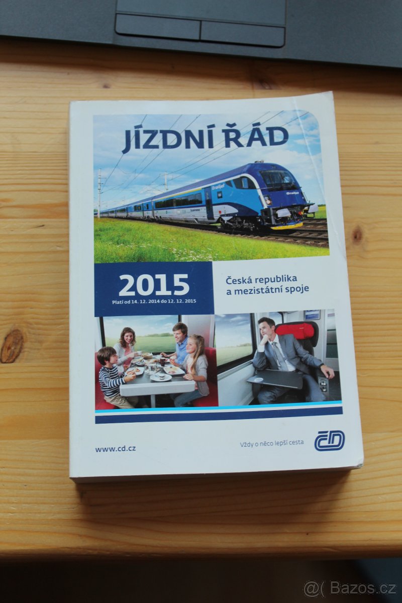 Jízdní řád ČD z roku 2015