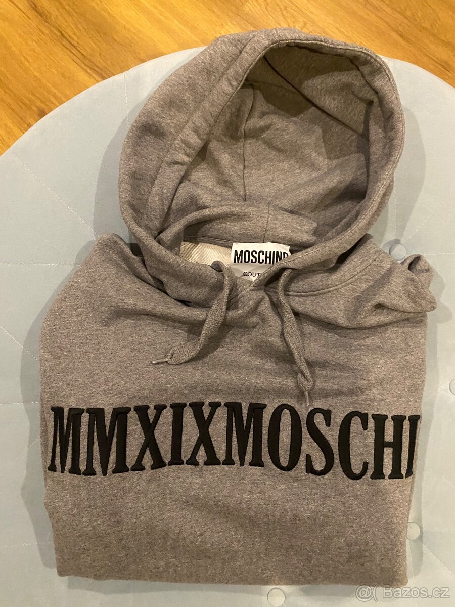 Mikina Moschino Couture,vel.L,šedá,PC 10.000kč