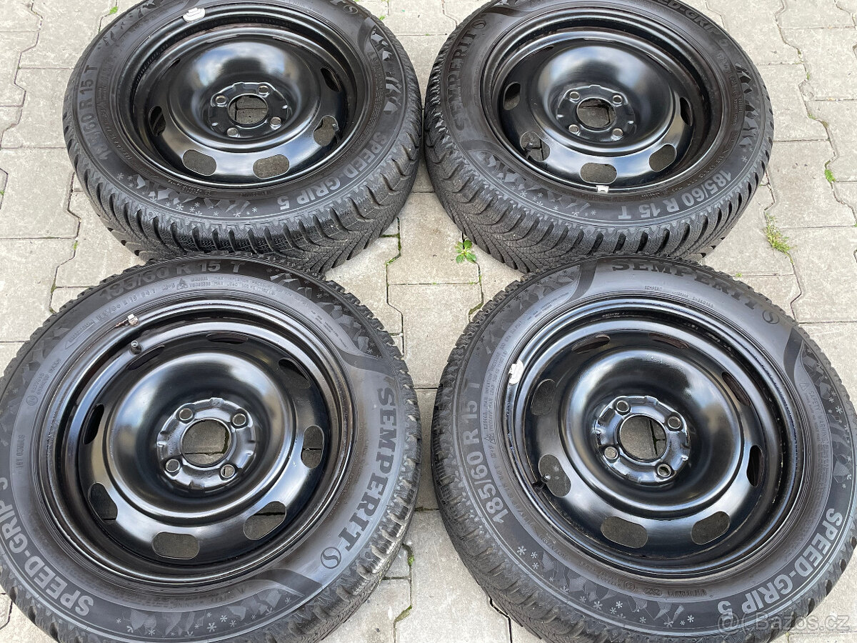 Zimní sada 4x108 et27 Peugeot/Citroen 185/60 R15