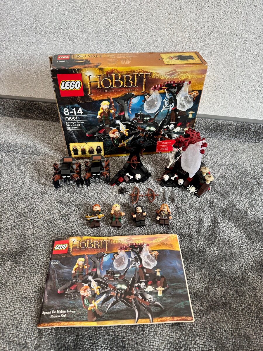 LEGO The Hobbit: Escape from Mirkwood Spiders 79001