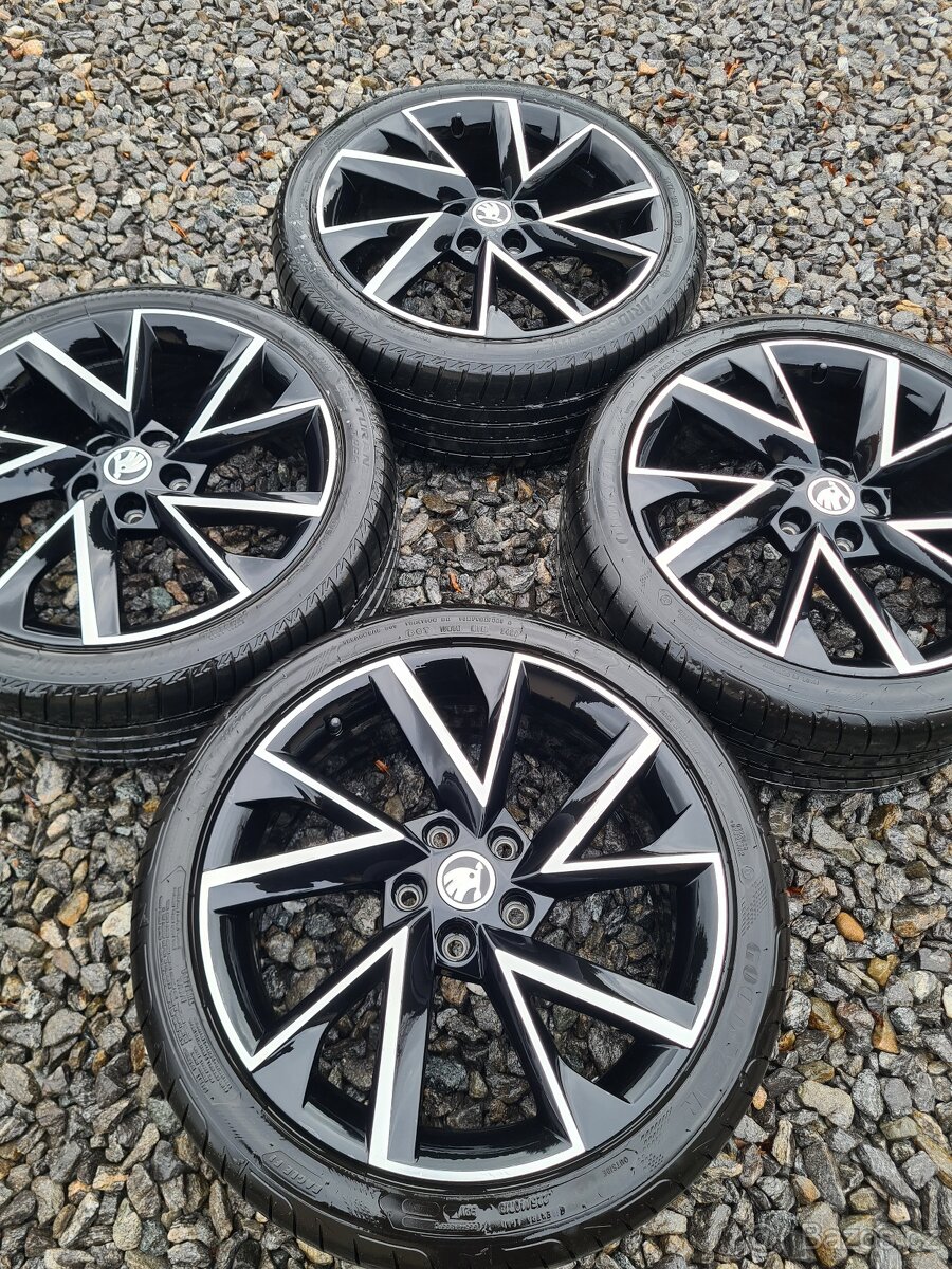 Originální alu kola Škoda Vega 5x112 R18 7.5J ET51