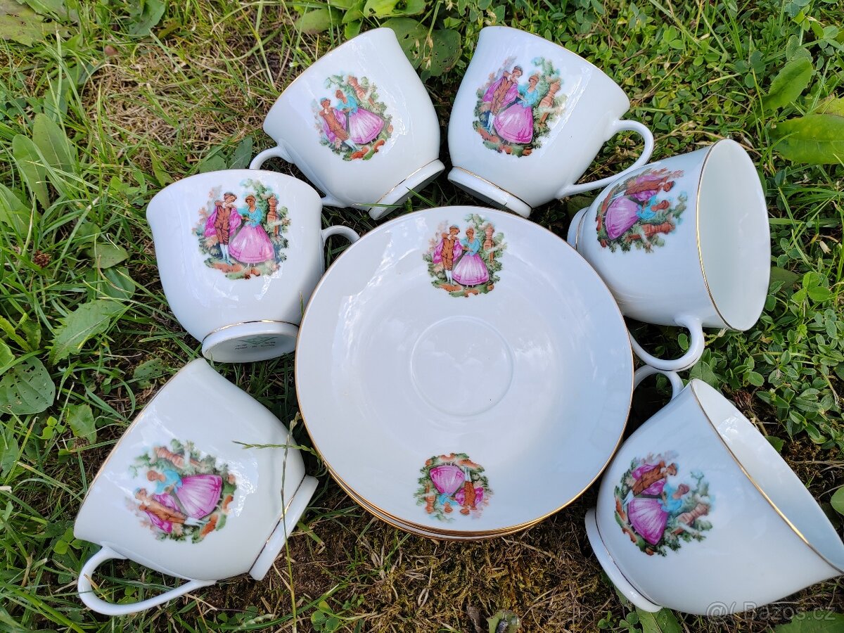 Kávový servis, čínský porcelán