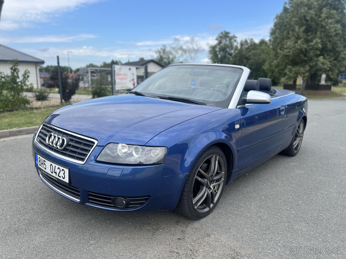 Audi A4 B6 2.5tdi 120kW kabrio rv.2004•Najeto 240tkm•NOVÁSTK