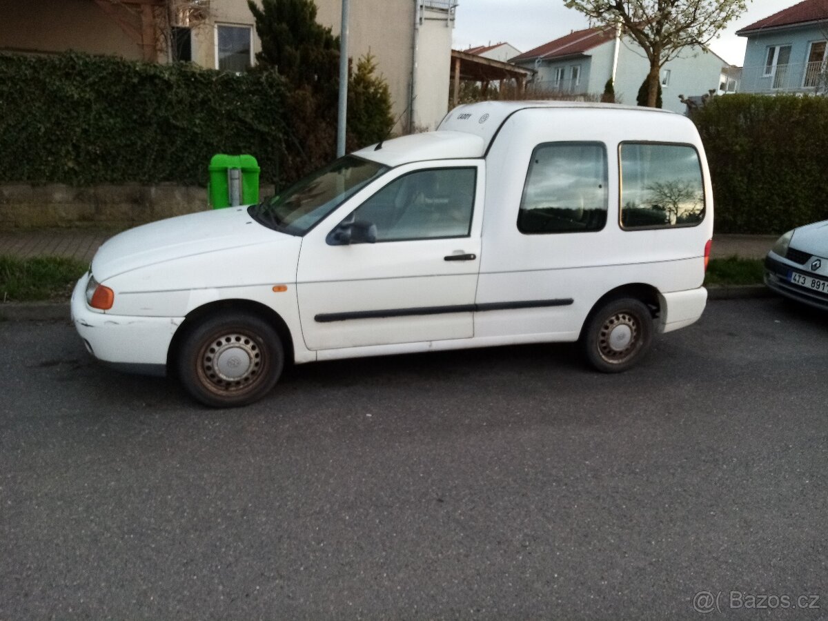 VW Caddy nebo  Seat Inca diesel do 15000 Kč koupím