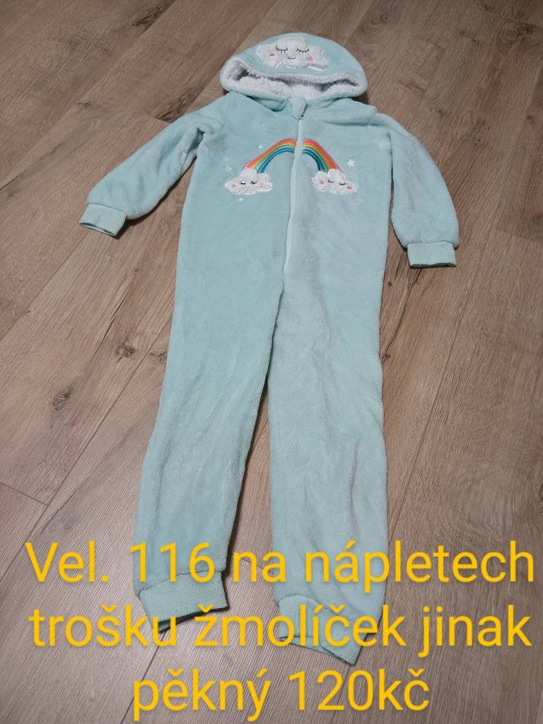 flesový overal vel. 116