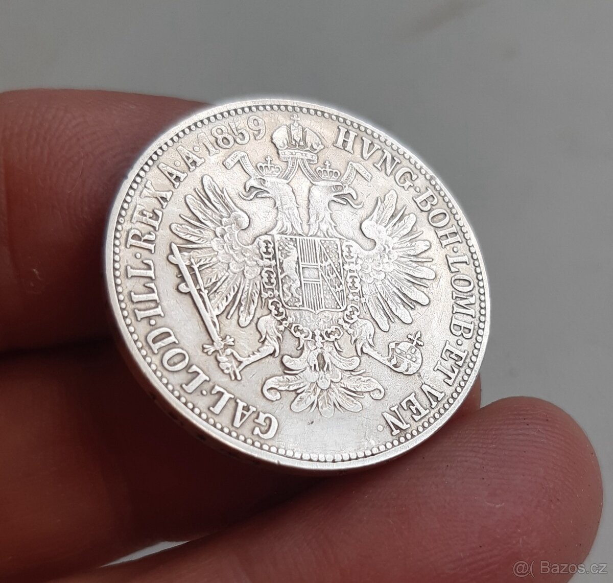1 zlatník CHYBORAŽBA 1859 M - FJI Miláno