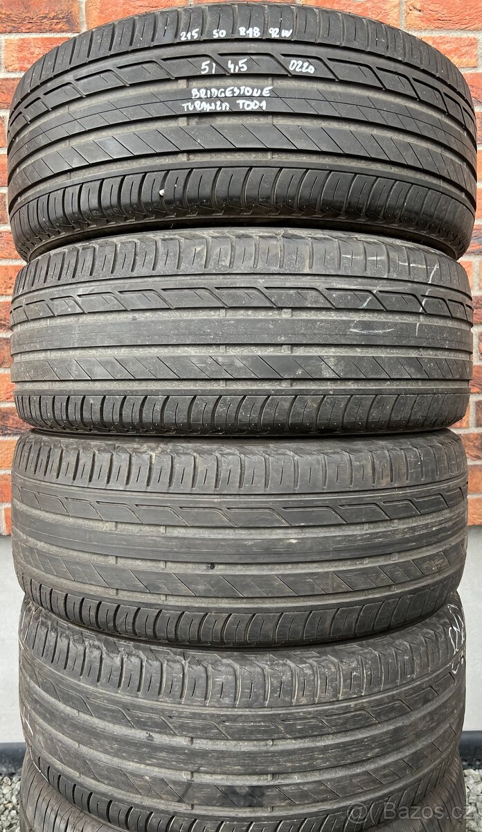 Letní pneumatiky 215/50 R18 92W Bridgestone (0220)