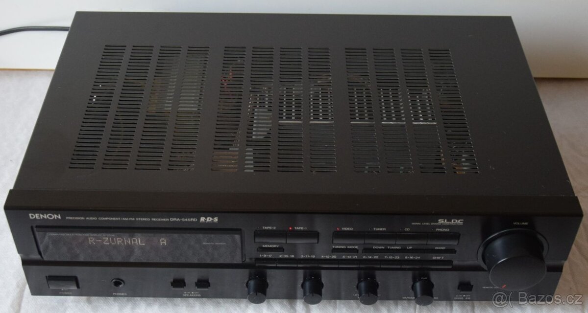 Receiver DENON DRA-545RD, RDS, 2x2 repro, bassEQ, loudness