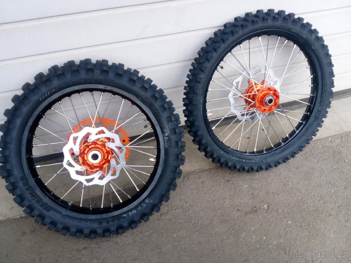 KTM 350,cross kola 19",21",kalhoty SCOTT 450