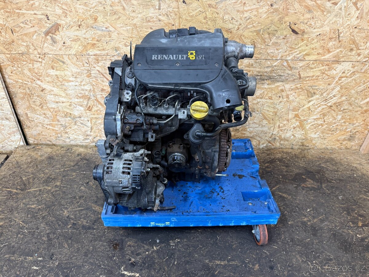 KOMPLETNĚ NASTROJENÝ MOTOR 1.9 DCI 75KW F9Q 732