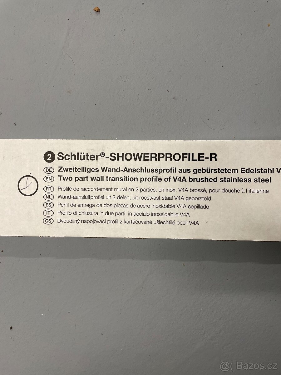 lišta Schlüter® Showerprofile - R, SPRA23eb/100