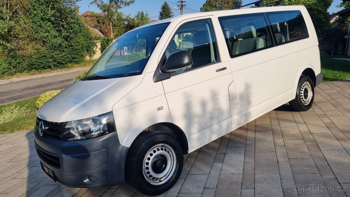 Vw t5 Transporter 2.0 Tdi,75kw,8míst2012Long..PRODÁNO