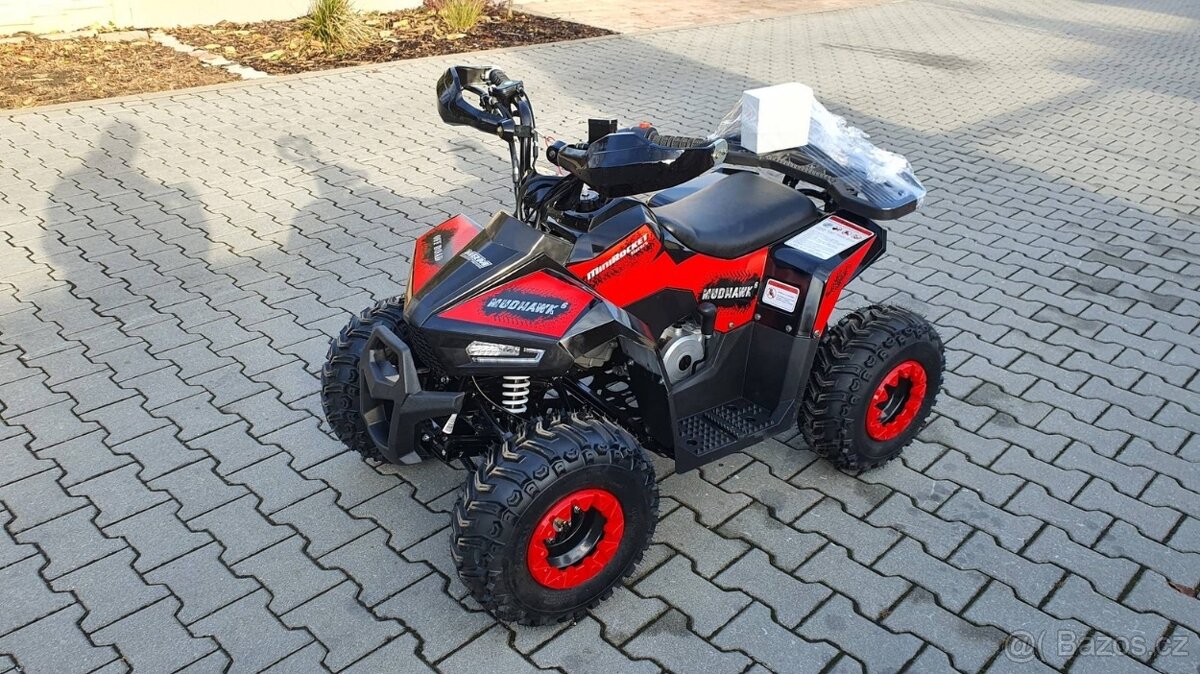 Dětská čtyřtaktní čtyřkolka ATV MudHawk 110ccm 7kola černá