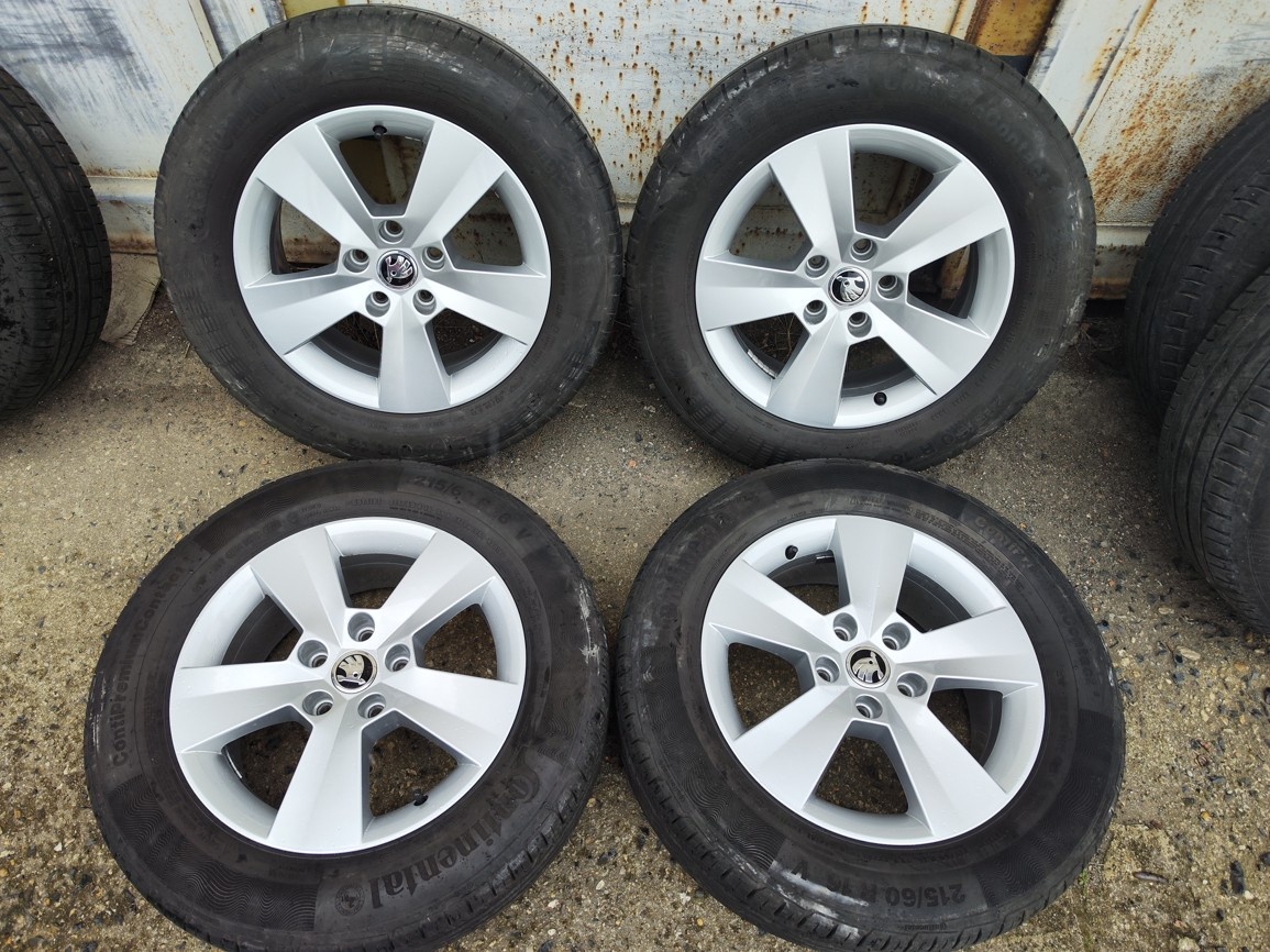 16"letní alu sada Orion 5x112 origo Škoda Superb 3 Passat 3